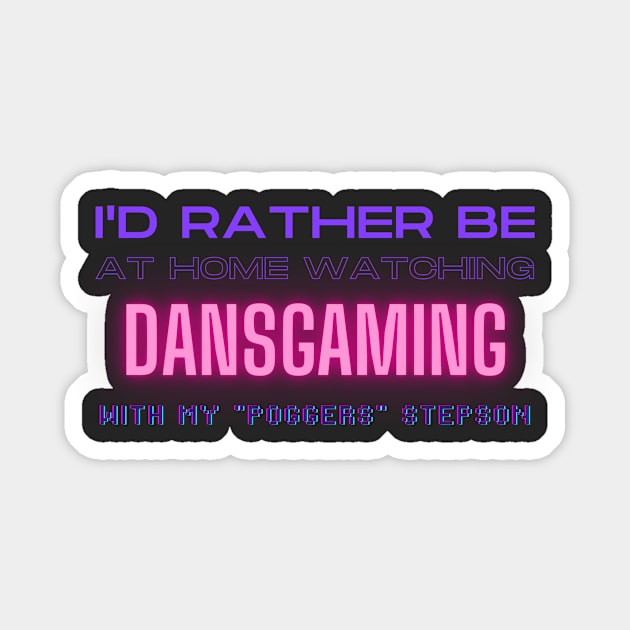 Dansgaming poggers stepson twitch youtube content creator Sticker by LWSA